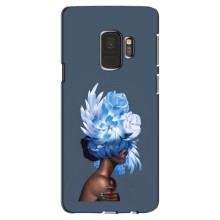 Чехлы (ART) Цветы на Samsung Galaxy S9, G960 (VPrint) (Цветы на голове)