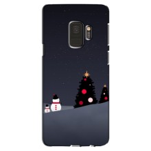 Чехлы на Новый Год Samsung Galaxy S9, G960 (Снеговички)