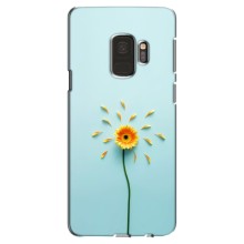 Чехлы с Цветами для Samsung Galaxy S9, G960 (VPrint) (Желтый цветок)