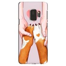 Чехлы с собаками для Samsung Galaxy S9, G960 (VPrint) (Любовь к собакам)