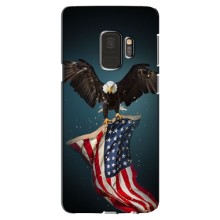 Чехол Флаг USA для Samsung S9, G960 (Орел и флаг)