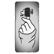 Чехол с принтом для Samsung Galaxy S9, G960 (AlphaPrint - Знак сердечка) – Значок Love