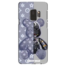 Крутые Чехлы Луи Виттон для Samsung Galaxy S9, G960 (AlphaPrint) (Робот Мишка)