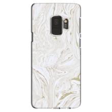 Мраморный чехол на Samsung Galaxy S9, G960 (VPrint) – Белый мрамор