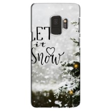 Новогодние, Праздничные Чехлы для Samsung Galaxy S9, G960 - 2024 год (Let it snow)