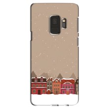 Новорічні, Святкові Чохли для Samsung Galaxy S9, G960 - 2024 год (Зимове місто)