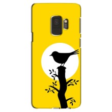 Силиконовый чехол с птичкой на Samsung S9, G960