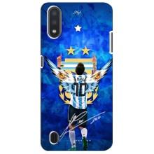 Чехлы для Sansung Galaxy M01 Core (A013F) (Leo чемпион) (AlphaPrint) (Месси сборная)