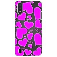 Чехлы для любимой на Samsung Galaxy M01 Core (A013F) (VPrint) – Pink hearts