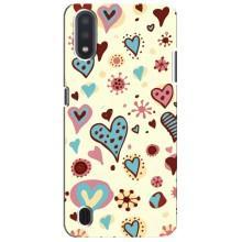 Чехлы для любимой на Samsung Galaxy M01 Core (A013F) (VPrint) – Сердечки