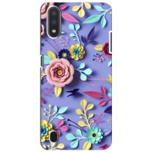 Чохли з квітами для Sansung Galaxy M01 Core (A013F) (VPrint) (Дизайн квітів)