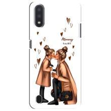 Чехол с печатью для Sansung Galaxy M01 Core (A013F) - (Мама с ребенком) (AlphaPrint) (Дочка и мама)