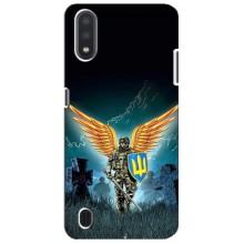 Чехлы с картинкой ЗСУ для Sansung Galaxy M01 Core (A013F) (AlphaPrint) (Солдат ЗСУ)