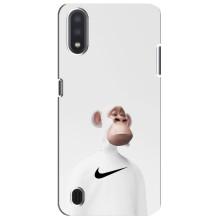 Чехлы с Обезьянами NFT для Sansung Galaxy M01 Core (A013F) (AlphaPrint) (обезьяна NFT Nike)