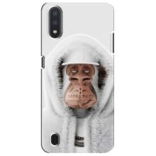 Чехлы с Обезьянами NFT для Sansung Galaxy M01 Core (A013F) (AlphaPrint) (обезьяна NFT в тату)