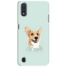 Чехлы с собаками для Sansung Galaxy M01 Core (A013F) (VPrint) (Корги)