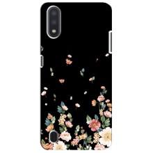 Чохол для Samsung Galaxy M01 Core (A013F) - з принтом (Дизайнерські) (AlphaPrint) (Маленькі квіти)
