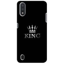 Чохол (Корона на чорному фоні) для Самсунг М01 Кор – KING