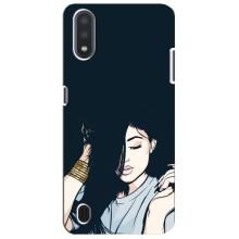Чехол с печатью для Sansung Galaxy M01 Core (A013F) - (Мода) (AlphaPrint) (Красивая девочка)