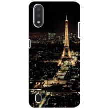 Чехол Эйфелева Башня для Sansung Galaxy M01 Core (A013F) - (AlphaPrint) (Ночной Париж)