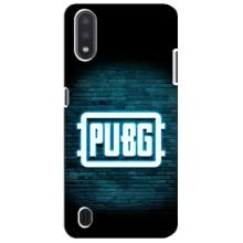 Чехол PUBG для Самсунг М01 Кор (AlphaPrint) (Лого PUBG)