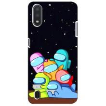 Чехол Амонг Ас для Sansung Galaxy M01 Core (A013F) (AlphaPrint) (Скины в космосе)