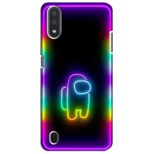 Чехол Амонг Ас для Sansung Galaxy M01 Core (A013F) (AlphaPrint) (Яркий скин)