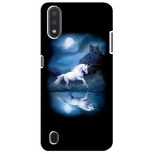 Чехол для Самсунг М01 Кор - (Единорожки - Новинки) (AlphaPrint) (Единорог)