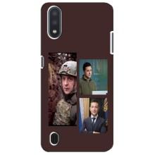 Чехол для Sansung Galaxy M01 Core (A013F) (AlphaPrint - с принтом Зеленского) – Президент