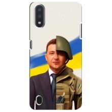 Чехол для Sansung Galaxy M01 Core (A013F) (AlphaPrint - с принтом Зеленского) – Зеленский солдат