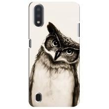 Чехол с птицами на Sansung Galaxy M01 Core (A013F) (VPrint) (Сова)