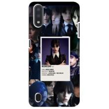 Чехлы Венсдей на Sansung Galaxy M01 Core (A013F) Уэнсдей (AlphaPrint) (коллаж Уэнздей)
