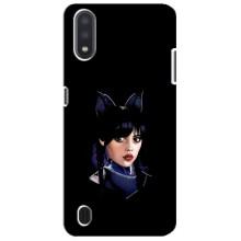 Чехлы Венсдей на Sansung Galaxy M01 Core (A013F) Уэнсдей (AlphaPrint) (серьезная Уэнздей)
