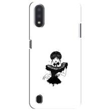 Чехлы Венсдей на Sansung Galaxy M01 Core (A013F) Уэнсдей (AlphaPrint) (танец Уэнздей)