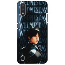 Чехлы Венсдей на Sansung Galaxy M01 Core (A013F) Уэнсдей (AlphaPrint) (Уэнздей кошка)