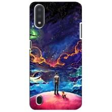 Космические Чехлы для Самсунг М01 Кор (VPrint) (Галактический вид)