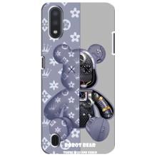 Крутые Чехлы Луи Виттон для Sansung Galaxy M01 Core (A013F) (AlphaPrint) (Робот Мишка)
