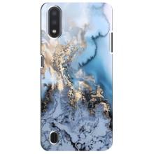 Мраморный чехол на Sansung Galaxy M01 Core (A013F) (VPrint) (Нежный мрамор)