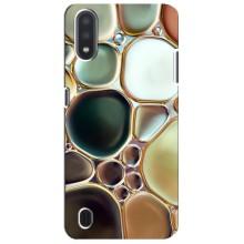 Мраморный чехол на Sansung Galaxy M01 Core (A013F) (VPrint) (Радужный Мрамор)