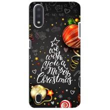 Рождественские Чехлы для Sansung Galaxy M01 Core (A013F) (VPrint) (Елочка)