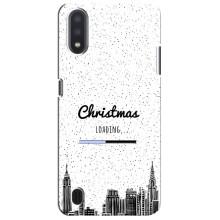 Рождественские, Праздничные Чехлы для Самсунг М01 Кор (Рождество загружается)