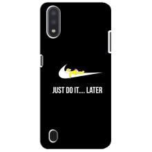 Силиконовый Чехол на Sansung Galaxy M01 Core (A013F) с картинкой Nike (Later)