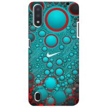 Силиконовый Чехол на Sansung Galaxy M01 Core (A013F) с картинкой Nike (Найк зеленый)