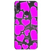 Чехлы для любимой на Самсунг М01с (VPrint) (Pink hearts)