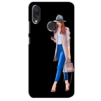 Чехол с картинкой Модные Девчонки Sansung Galaxy M01s (Девушка со смартфоном)