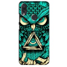 Чехол с птицами на Sansung Galaxy M01s (VPrint) (Сова с глазом)