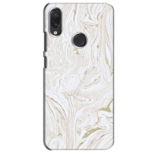 Мраморный чехол на Sansung Galaxy M01s (VPrint) (Белый мрамор)