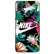 Силіконовый Чохол на Sansung Galaxy M01s з картинкою НАЙК – Квітковий Nike