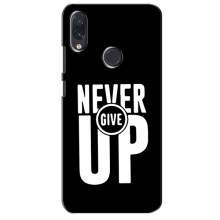 Силиконовый Чехол на Sansung Galaxy M01s с картинкой Nike – Never Give UP