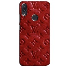 Текстурный Чехол Louis Vuitton для Самсунг М01с – Красный ЛВ